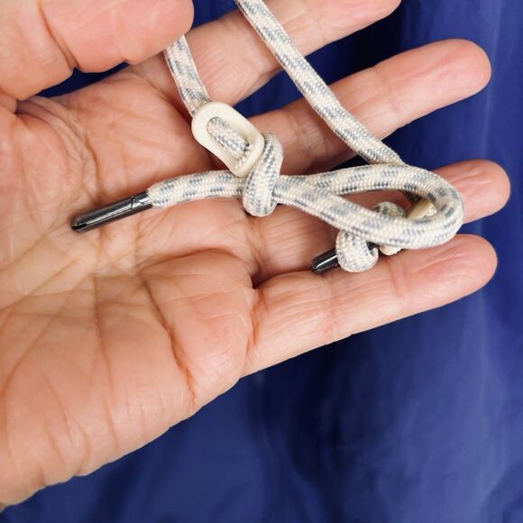 Vuori Jacket Women Medium Lightweight Windbreaker Pockets Hooded Periwinkle Blue - Picture 6 of 10